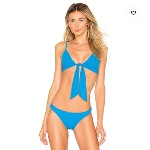 NWT Ellejay Izzy Blue Bikini Top